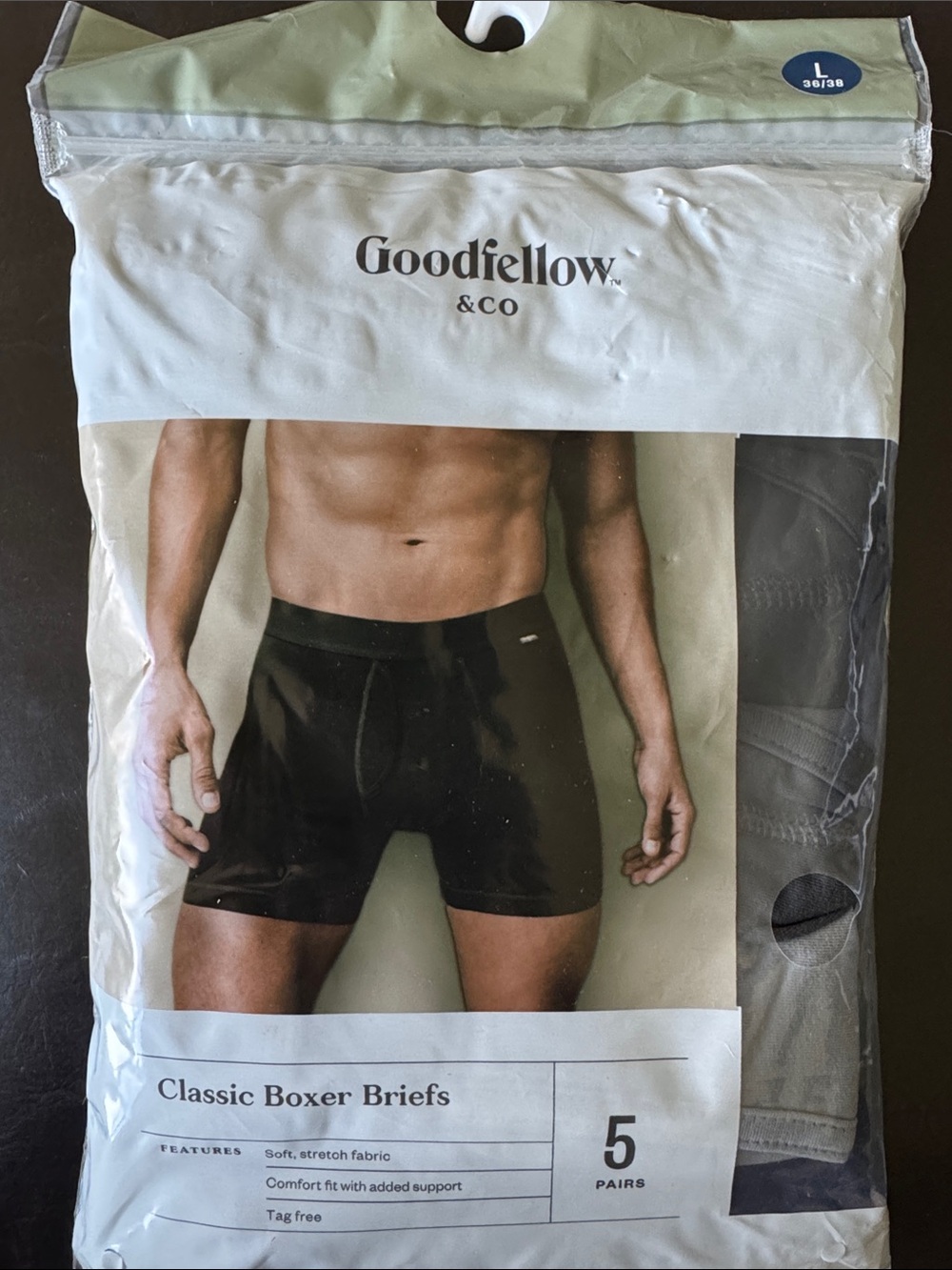 Goodfellow & Co Black Classic Boxer Briefs - 5 Pack